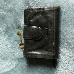 Fossil leather wallet